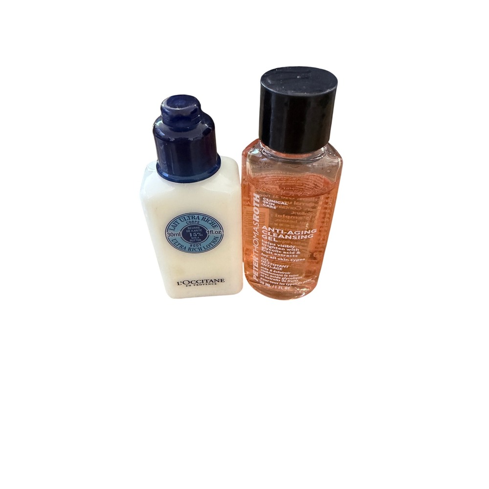 L'Occitane Ultra Rich Body Lotion Peter Thomas Roth Anti-Aging- Sample set